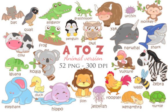 A to Z Animal Vocabulary School Cartoon: Beyond the Classroom