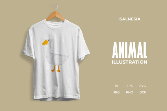 Animal Duck Character Illustration: A Playful Asset for Creators