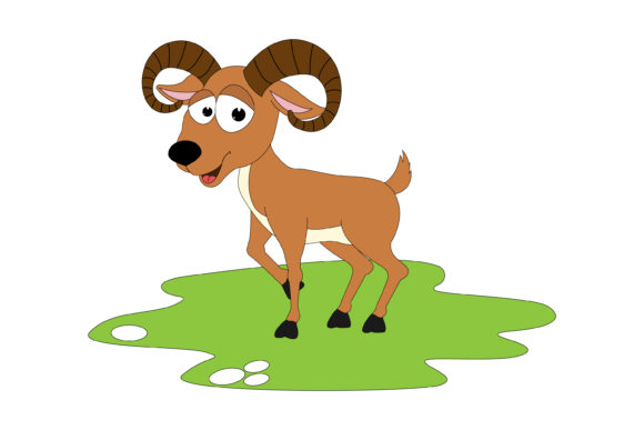 Bringing Whimsy to Your Brand with Cute Urial Animal Cartoon
