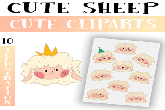 Charming Design Assets: Integrating Cute Sheep Clipart
