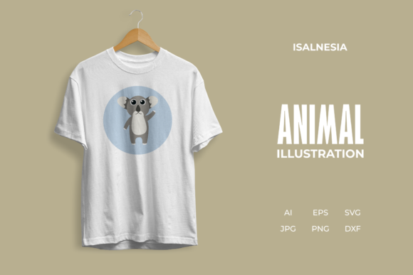 Creative Applications for Animal Koala Character Illustration