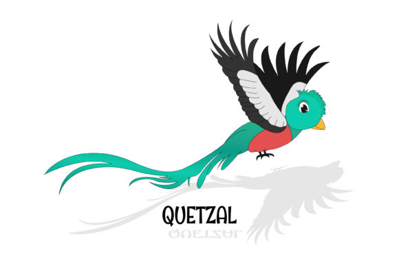 Cute Quetzal Animal Cartoon: A Playful Asset for Modern Branding