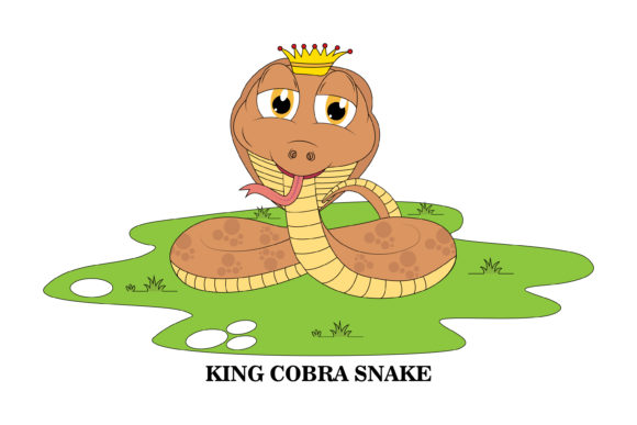Designing with Personality: The Cute King Cobra Cartoon Font