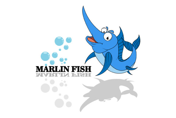 The Cute Marlin Fish Animal Cartoon: A Designer's Secret Weapon