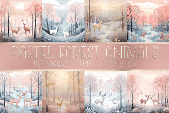 Whimsy Meets Strategy: Using Pastel Forest Woodland Animal Images